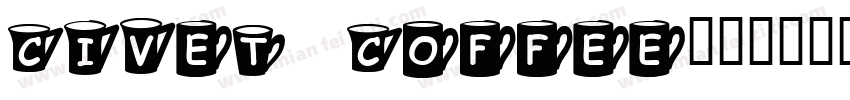 CIVET COFFEE字体转换